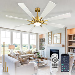Replacement | Remote Control Set for Depuley 42/52/60/72" Celing Fan with LED Light, Indoor Outdoor Fan with Remote APP Control, 3/8 Blades