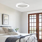 Depuley 19-inch white enclosed ceiling fan image 8